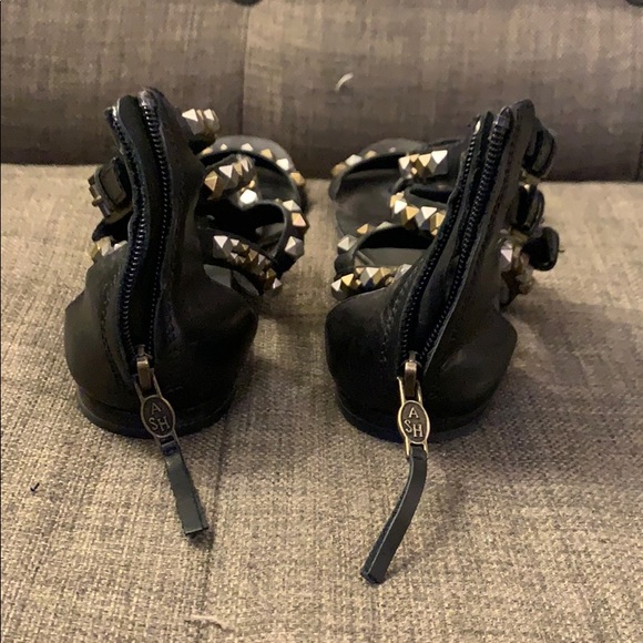 ASH Black gladiator sandals - Picture 4 of 9